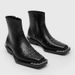 Trendy Square-toed Boots, High-heeled For Men, High-top Iron-toe Zippered Casual Martin Boots 54917-J_vogvips.com