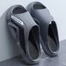 Thick Soled Summer, Trendy Sports, One Line Drag, Durable, Anti Slip, Internet Famous Slippers For Men's Outdoor_vogvips.com