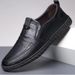 Men's Super Leather Slip Resistant Korean Version Casual Shoes, Wear-resistant Sole, Soft Surface, Versatile_vogvips.com