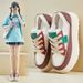 Little White Shoes Female Students Thick-soled Heightening Shoes Mesh Breathable Casual Shoes_vogvips.com