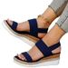 2026 Summer New Open‑Toe Wedge Sandals For Women, European‑American Style Large‑Size Thick‑Soled Shoes With Hemp‑Rope Sole_vogvips.com