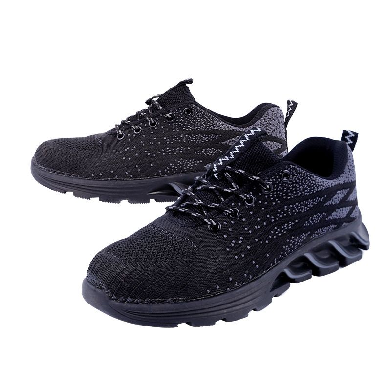 Labor Insurance Shoes Anti-smashing, Anti-piercing, Non-slip And Wear-resistant, Safe Fly-woven Work Shoes_vogvips.com