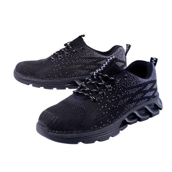 Labor Insurance Shoes Anti-smashing, Anti-piercing, Non-slip And Wear-resistant, Safe Fly-woven Work Shoes_vogvips.com