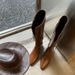 Summer Style Women Pointed Toe Western Cowboy Mid Over Knee Long High Tube Chunky Heel V-Cut Riding Boots_vogvips.com