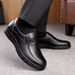 Euro Step Old Man Head Layer Cowhide Business Casual Men's Genuine Sole Soft Leather Middle-aged And Elderly Dad Shoes_vogvips.com