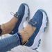 Women's Plus Size Casual Shoes For Export 2023 Spring European And American Style Thick-Soled Front-Lace-Up Shoes_vogvips.com