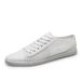 Men's Shoes Breathable Thin Soft Sole Running Shoes Mesh Shoes Men's Mesh Shoes White Board Shoes_vogvips.com