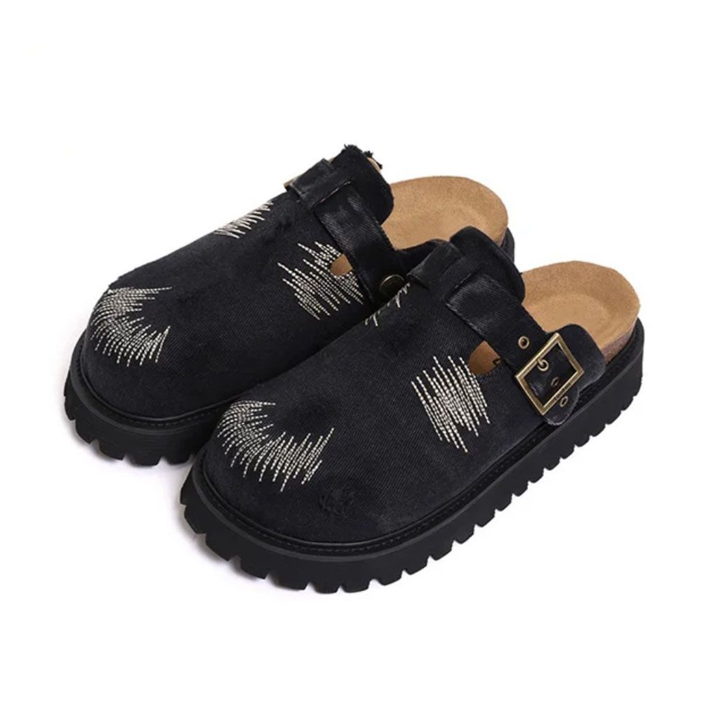 2025 Brand New Big Size 45 Denim Leisure Mul Sho Women Trendy Comfy Walk Casual Clogs Flats Outdoor Slipper Men_vogvips.com