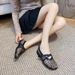 Flat Hollow Summer New Women's Sandals Fishnet Mesh 2025 Mary Jane Ballet Shoes Women_vogvips.com