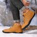Unisex Thermal Waterproof Slip-Resistant Snow Boots With Fleece Lining - Outdoor Hiking Shoes For Men & Women (Multiple Colors & Sizes)_vogvips.com