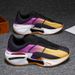 Black Men's Shoes, Large Size 46, Summer Breathable Mesh, Student And Youth Thick-Soled Trendy Casual Sports New_vogvips.com