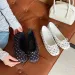 RYAMAG Polka Dot Butterfly Knot Ballet Flats Round Toe Shallow Comfort Dress Shoes Female Satin Elegant Footwear Women_vogvips.com