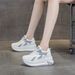 Thick-soled Height-increasing Small Forrest Gump Shoes Women's Little White Shoes Casual Versatile Sports Women's Shoes_vogvips.com