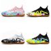 New High-Top Flat Adult Children Unisex Artificial Turf Training Non-Slip Long Spikes Soccer Shoes_vogvips.com