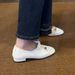 French-style Square-toed Low-heel Leather Women, Slip-on Beaded Lace-up Loafers, Versatile Mary Jane Shoes For Women_vogvips.com