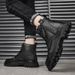 European Warm Series Men's Martin 2025 New Genuine Leather Fleece Lined Warm Mid-Calf Thick Sole Height Increasing Non-Slip Versatile_vogvips.com