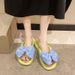 Cute Fashion Summer Women's Slipper Sweet Bow Tie Sandal Girl Indoor Soft Flip Flops Female Outdoor EVA Non-Slip_vogvips.com