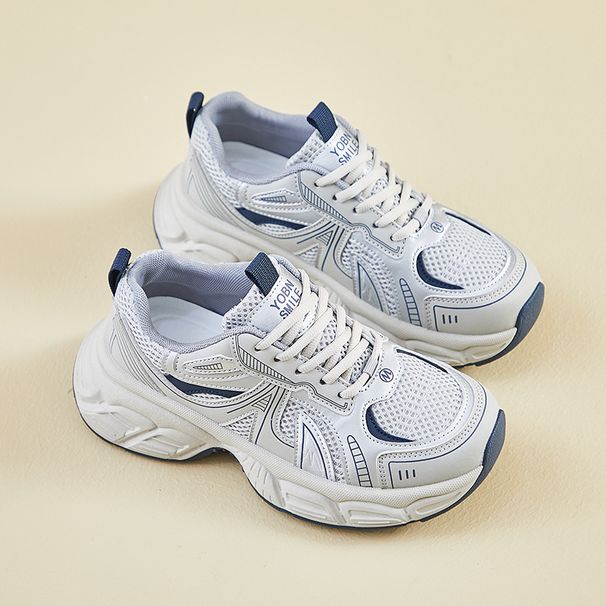 Dad Shoes Female Student Sports Running Casual Platform Heightening Shoes Street Shoes_vogvips.com