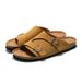 Summer Men's Cork Slippers Couple Sandals Herringbone Slippers Outdoor Men's Women's Beach Slippers_vogvips.com