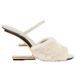 European American Style Furry High-heeled For Women, 2026 Autumn New Model, With Unique Metal Heel And Round Toe Design,_vogvips.com