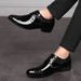 Large Size 48 Business Casual Carved Men's Pointed Toe Glossy Youth Trendy Wedding Formal Leather Shoes For Men_vogvips.com