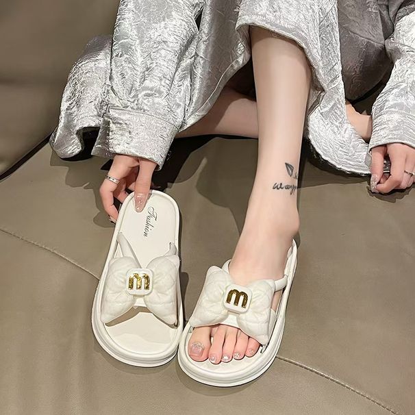Summer Women's Pearl Slippers Fashionable Casual Beach Shoes For Indoor And Outdoor Wear Popular Fairy Like Style_vogvips.com