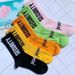 Shoe Accessories Socks For Men And Women Mid Tube Street Fashion Ins Sports Hip Hop Street Letters College Style Long Tube Cotton Socks_vogvips.com
