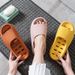 Home Bathroom Slippers Water Leakage Hollow Thick Sole Women Summer Home Deodorant Anti-Slip Bathing Men Lightweight_vogvips.com