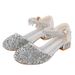 Children's High Heels Princess Dress Crystal Girls Single Shiny Diamond Stage Performance Leather Shoes_vogvips.com