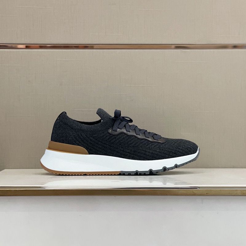 Youth Conference Comfortable Knit Casual Men's Shoes, Breathable And Odor-Resistant, European Trendy Lace-Up Shoes_vogvips.com