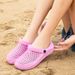 2025 Summer New Product: Men's Simple Sandals, Fashionable Trend, Hollow Out Lightweight Hole Shoes, Couple Outdoor_vogvips.com