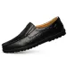 New Genuine Leather Men Casual Luxury Brand Mens Loafers Moccasins Breathable Slip On Black Driving Shoes Big Size 47_vogvips.com