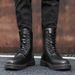 European Warm Series Men's Martin High Top Summer 2025 New British Style Leather With Hidden Wedge Long Boots Work Shoes_vogvips.com