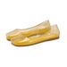Jelly Shoes Casual Flat Square Toe Sandals For Outdoor Wear European And American Trend PVC Crystal Transparent Soft_vogvips.com