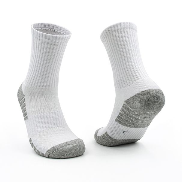 Shoe Accessories Mid Tube Thick Towel Bottom Basketball Socks Sweat Absorbent Breathable Men's Actual Combat Training Long Tube Color Matching Socks_vogvips.com