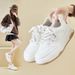 Little White Shoes Female Student Platform Heightening Shoes Sports Board Shoes Casual Shoes_vogvips.com