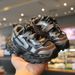 Girls' With Breathable Mesh For Spring And Autumn, Boys' Fashionable Children's Sneakers, Girls' Thick-Soled Dad Shoes,_vogvips.com