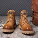 Classic Outdoor Mens Casual Leather High Top Boots Stylish Ankle Boots Autumn Warm Winter Shoes Hot Sale Lace Up Motocro_vogvips.com