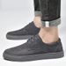 Men's British Style Leather Splicing Single Shoes Board Shoes Big Head Casual Leather Shoes Trendy Low-top Tooling_vogvips.com