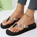 Fashion Sandals Outdoor Casual Flip Flop Travel Beach Women's Flat Shoes Slippers Slides Zapatos_vogvips.com