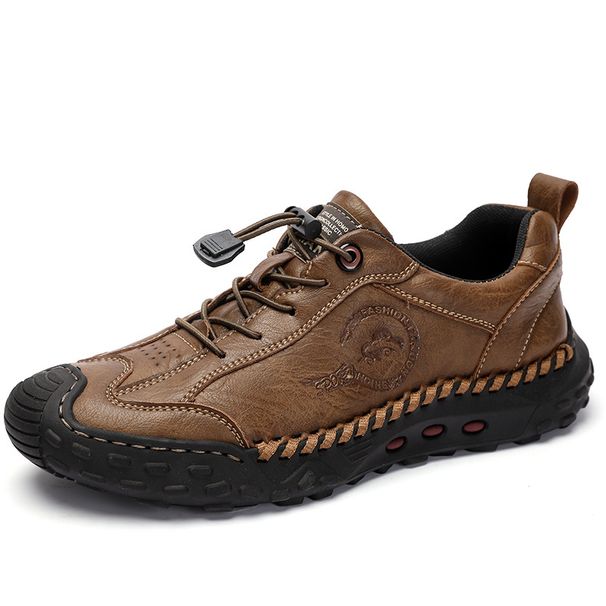 Casual Shoes For Men, Men's Soft-Soled Driving Shoes, Outdoor Sports, Travel, Hiking, Mountaineering Shoes, Large Sizes_vogvips.com