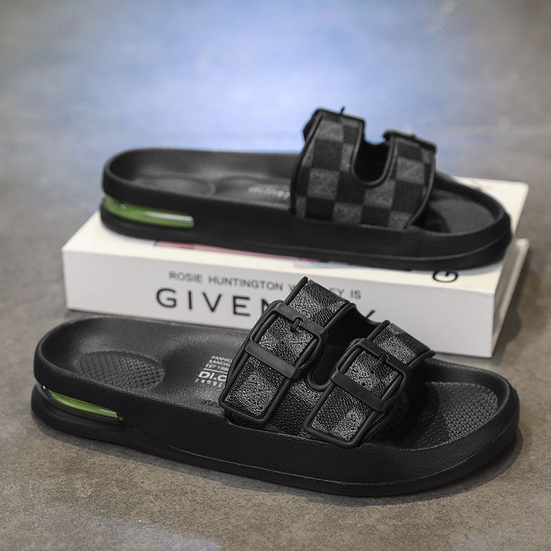 Men's Flip Flops, Haken Bear, Presbyopia, Large Size Adjustable, Summer High-end Single Line Slipper_vogvips.com