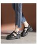 2025 New Summer Women's Roman Sandals With Closed Toe, Platform Sh, Chunky High Heels, Retro Hollow Woven Pig Cage_vogvips.com