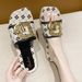 Women's Summer Trendy Fashion Sandals Casual Slippers Flat Non Slip Shoes_vogvips.com