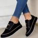 Large 23 Thick Sole Chain Sports Style Low Top For Women's Leather Front Lace Up Casual Single Shoe_vogvips.com