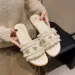 Women's New Summer 2025 Flip Flops Square With Low Heels Rubber Casual Everything Stars Flat Sandals Beach Shoes_vogvips.com