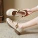 Soft-soled Small Leather Shoes, Single Shoes, Rare Shoes, Round Head, Shallow Mouth, One-word Mary Women's Shoes_vogvips.com
