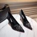 Fashion Sexy Rhinestone Bowknot Stiletto Heels Women 2025 Autumn New Korean Style Pointed Satin High Heel Dress Shoes_vogvips.com