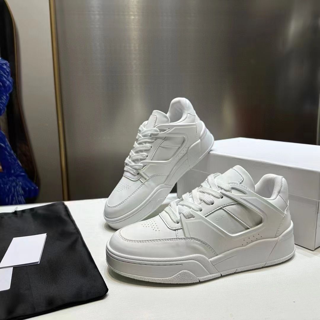 Arc De Triomphe 2023 New Autumn And Winter Platform White Shoes Leather Breathable Heightening Versatile Casual Sports Trendy Shoes Board Shoes_vogvips.com