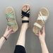 Women's Flat Sandals New Korean Style Fashion Two Wear Flip Flops For Indoor Outdoor Beach All Match Sandals For Ladies_vogvips.com
